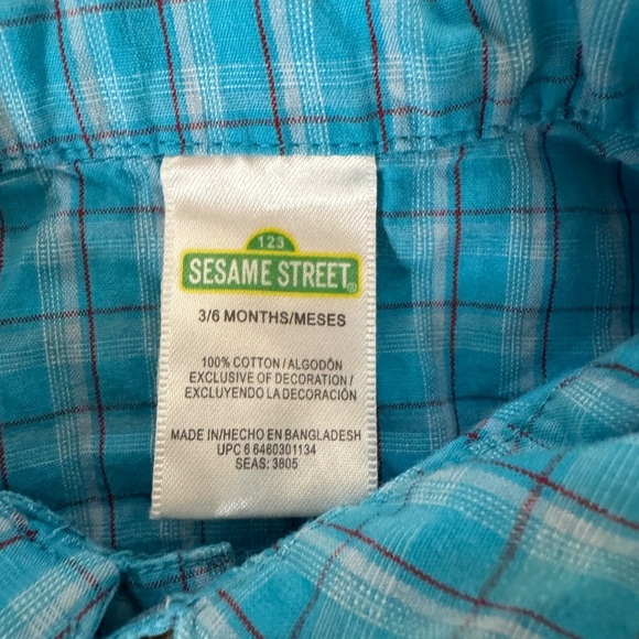 Sesame Street Kids Button Down Shirt - Picture 3 of 5